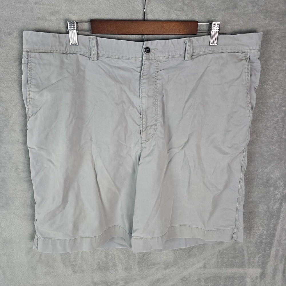 Tommy Bahama Boracay‎ Mens 40 Light Grey Cotton Tencel Stretch Chino Shorts